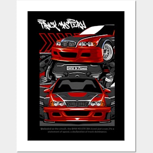 Gtr E46 Track Mystery Posters and Art